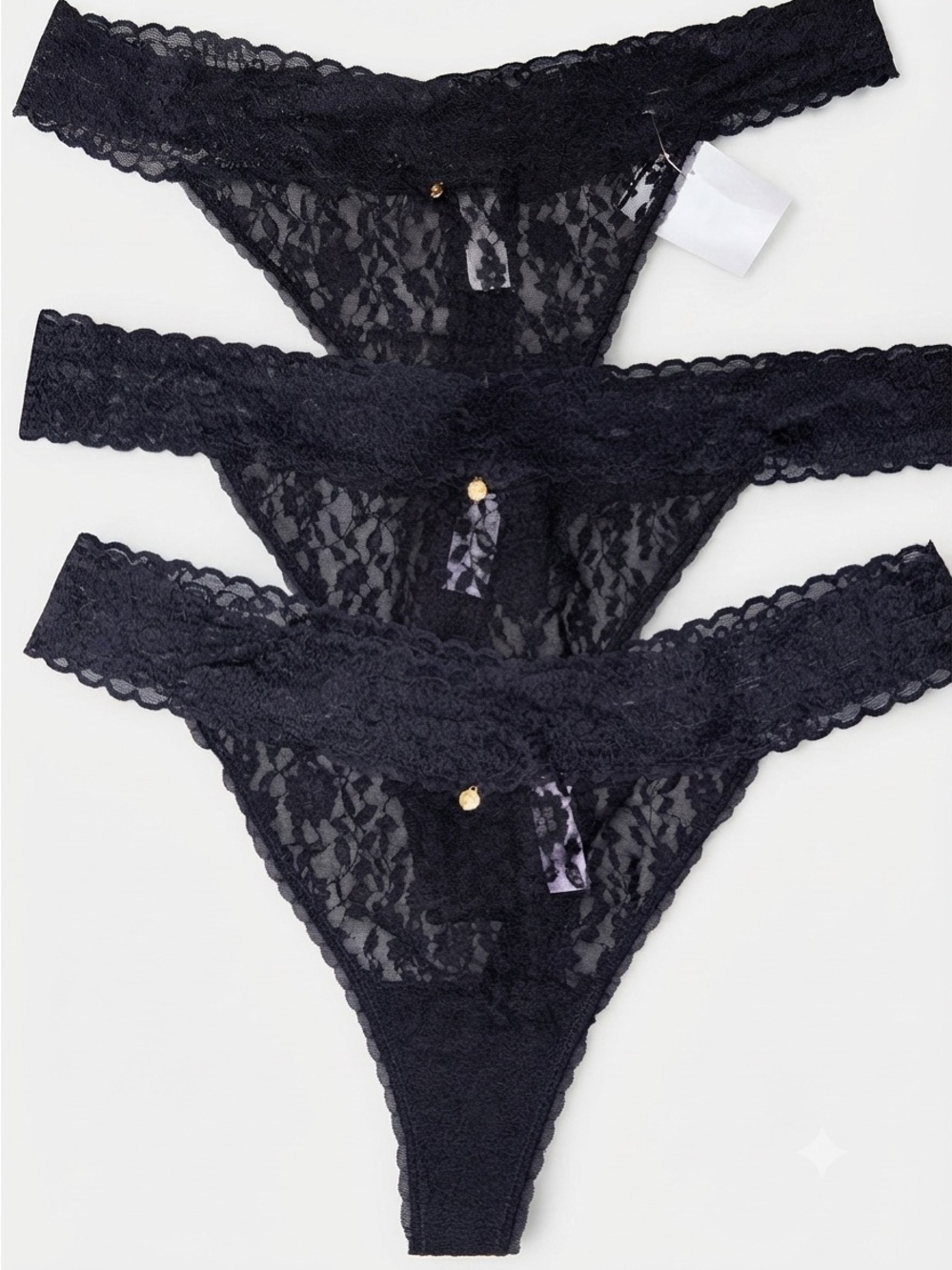 Pearl by Venus 3 Pack Lace Thong Panties